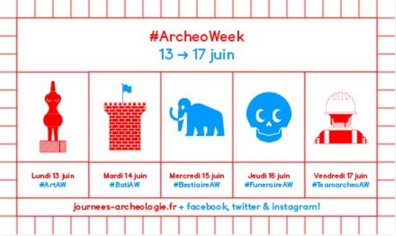 les journées nationales de l'archéologie débutent ce vendredi ! Plus de 1000 manifestations se produiront à travers la France !